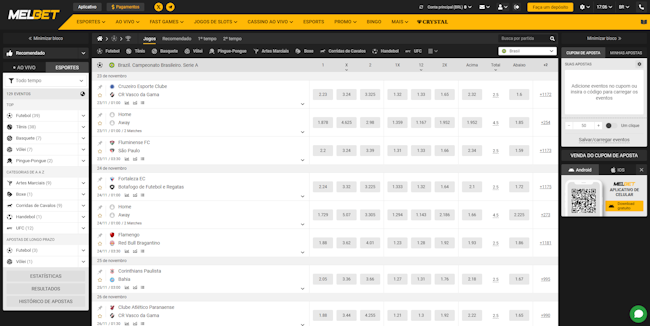 Nacional bets