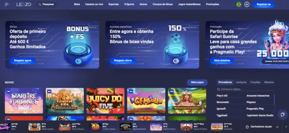 Cadastre e ganhe 5 reais para apostar
