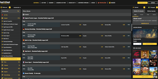 E sports betting